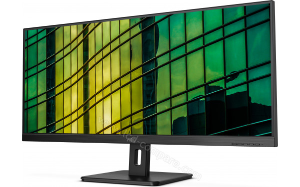 AOC U34E2M/BK - Vue 3/4 droite