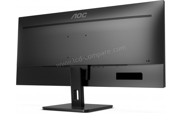 AOC U34E2M/BK - Vue 3/4 arri&egrave;re