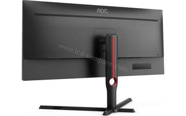AOC U34G3XM/EU - Vue 3/4 arri&egrave;re