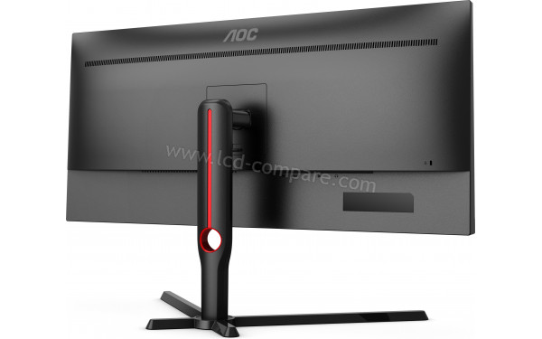 AOC U34G3XM/EU - Vue 3/4 arri&egrave;re