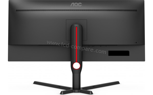 AOC U34G3XM/EU - Vue de l'arri&egrave;re