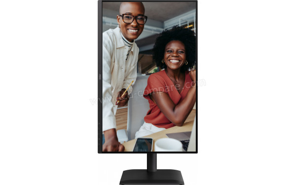 AOC X24E4U - Vue de face en mode portrait