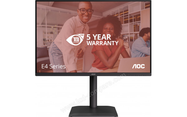 AOC X24E4U - Vue de face