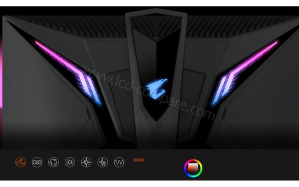 AORUS AD27QD - RGB Fusion 2.0 (panneau lumineux arri&egrave;re)