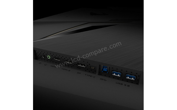 AORUS FV43U - Connectiques