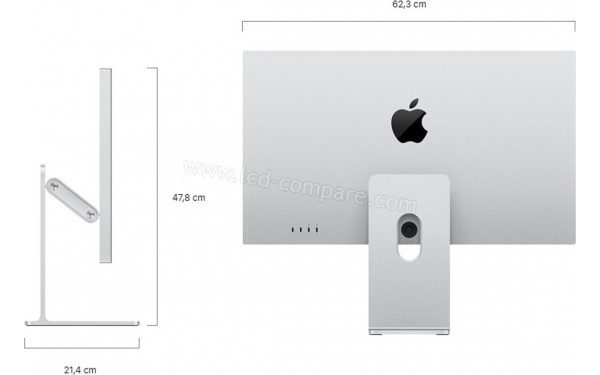 APPLE Studio Display XDR Standard Hauteur 2026 - Multi-vues