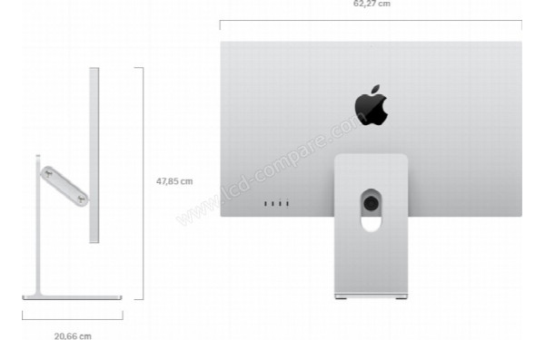 APPLE Studio Display Standard Hauteur 2026 - Multi-vues