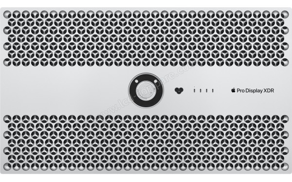 APPLE Pro Display XDR Nano Textur&eacute; 2025 - Vue de l'arri&egrave;re sans le socle avec le treillis usin&eacute; (socle optionnel)