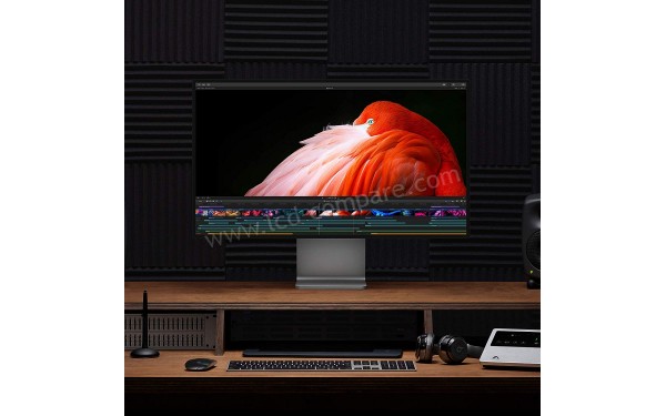 APPLE Pro Display XDR Standard Glass - Mise en situation (socle optionnel)