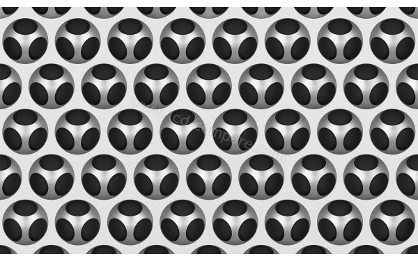 APPLE Pro Display XDR Standard Glass - Zoom sur le treillis usin&eacute;