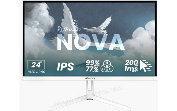 AROZZI Nova 24 Blanc AZ-NO-24T1K200-WT - Vue de face