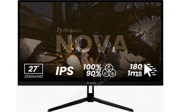 AROZZI Nova 27 Noir AZ-NO-27T2K180-BK - Vue de face