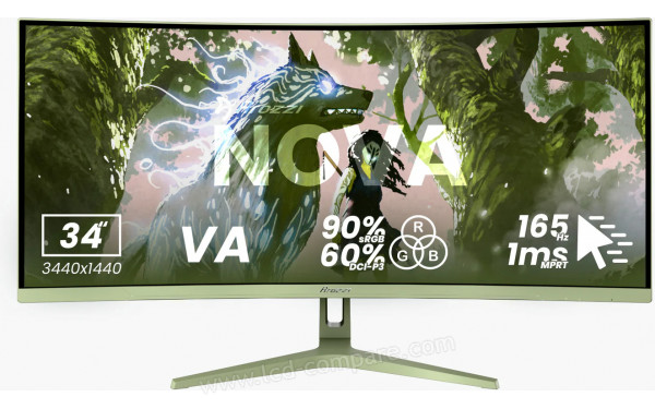 AROZZI Nova 34 Vert AZ-NO-34T2K165-FST - Vue de face