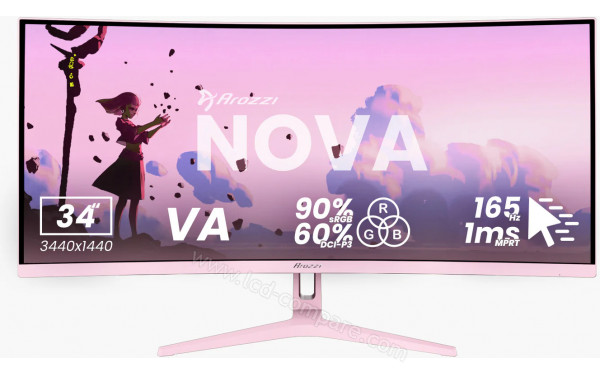 AROZZI Nova 34 Rose AZ-NO-34T2K165-PNK - Vue de face
