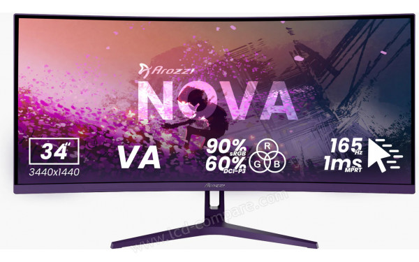AROZZI Nova 34 Violet AZ-NO-34T2K165-PP - Vue de face