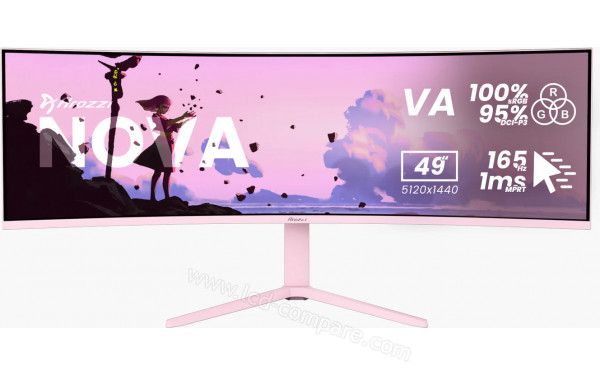AROZZI Nova 49 Rose AZ-NO-49TUW165-PNK - Vue de face