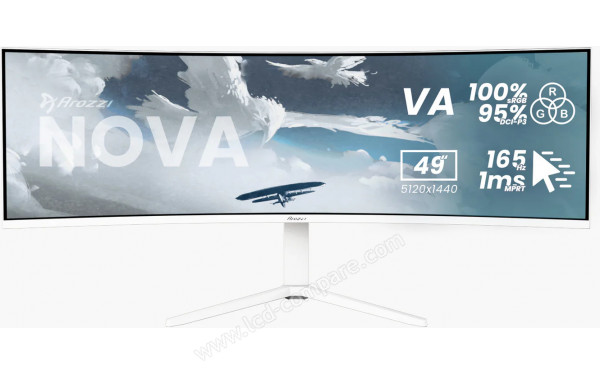 AROZZI Nova 49 Blanc AZ-NO-49TUW165-WT - Vue de face