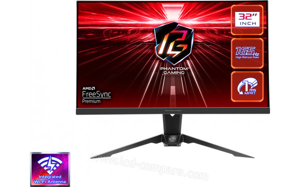 ASROCK PG32QF2B - Vue de face