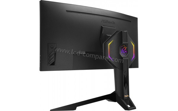 ASROCK PG34WQ15R3A - Vue 3/4 arri&egrave;re