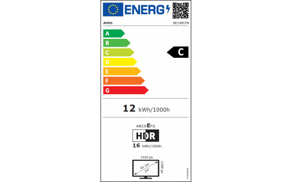 ASUS BE248CFN - &Eacute;tiquette &eacute;nergie v2