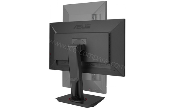 ASUS MG278Q - Vue 3/4 arri&egrave;re - mode Portrait