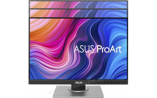 ASUS PA248QV - Vue de face avec diff&eacute;rentes hauteurs possibles