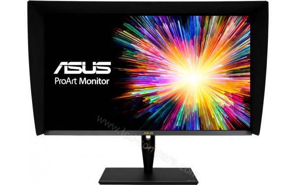 ASUS PA32UCX - Vue de face avec casquette fournie