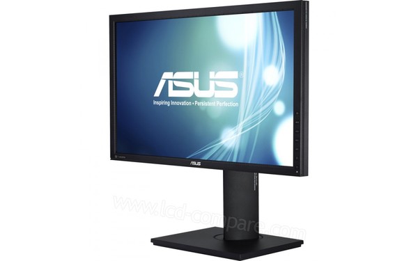 ASUS PB238Q - Vue 3/4 droit ave pied relev&eacute;
