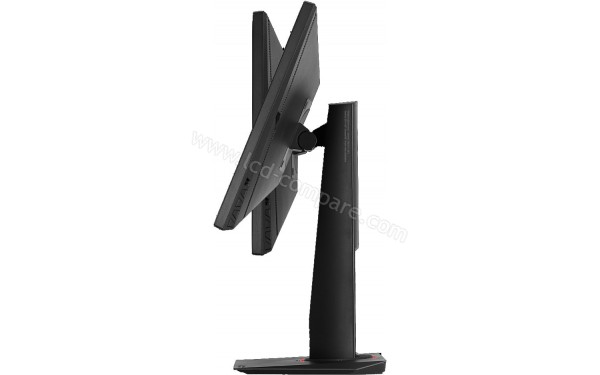 ASUS PG278Q - Vue de profil bascul&eacute; vers l'arri&egrave;re