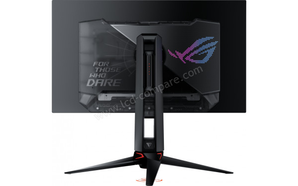 ASUS PG27AQDP - Vue de l'arri&egrave;re