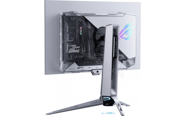 ASUS PG27AQWP-W - Vue 3/4 arri&egrave;re