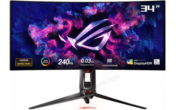 ASUS PG34WCDM - Vue de face