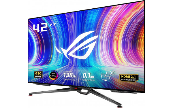 ASUS PG42UQ - Vue 3/4 droite