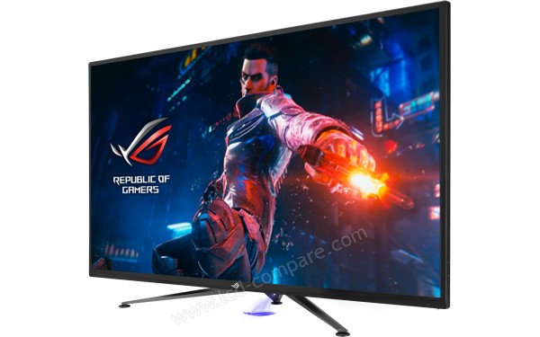 ASUS PG43UQ - Vue 3/4 droite