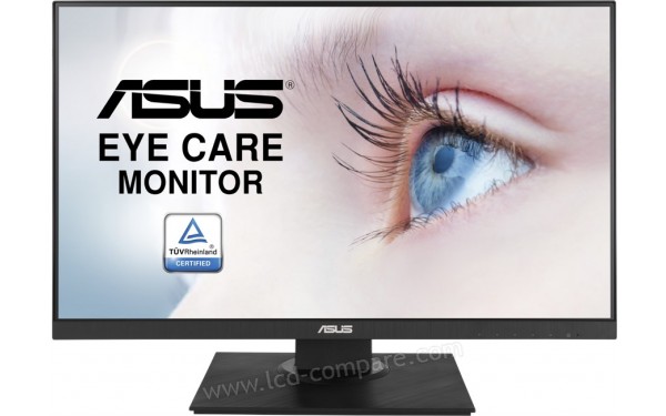 ASUS VA24DQLB - Vue de face en position basse