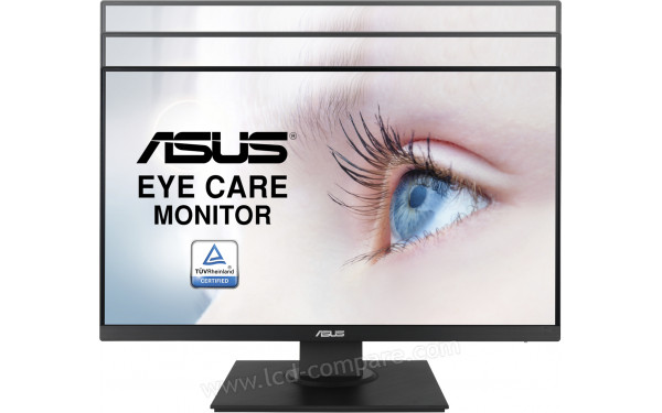 ASUS VA24EHL - Vue de face avec diff&eacute;rentes hauteurs possibles