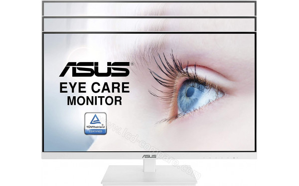 ASUS VA27DQSB-W - Vue de face r&eacute;glage hauteur