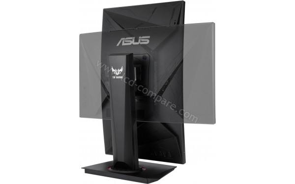 ASUS VG24VQR - Vue 3/4 arri&egrave;re portrait possible