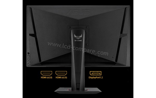 ASUS VG27AQ - Vue de l'arri&egrave;re