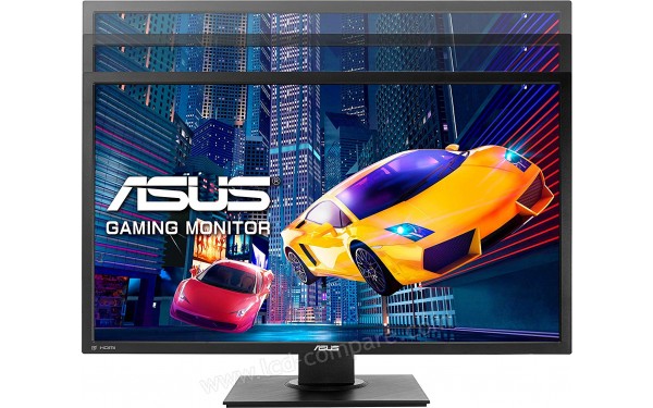 ASUS VP28UQGL - Vue de face en position basse
