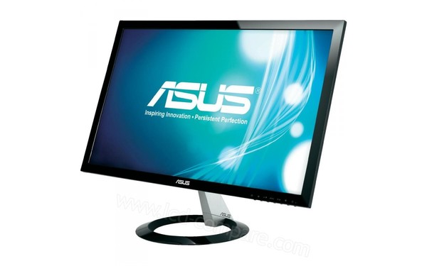 ASUS VX238T - Vue 3/4 droite pench&eacute; vers l'arri&egrave;re