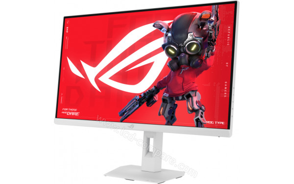 ASUS XG27ACMES-W - Vue 3/4 droite