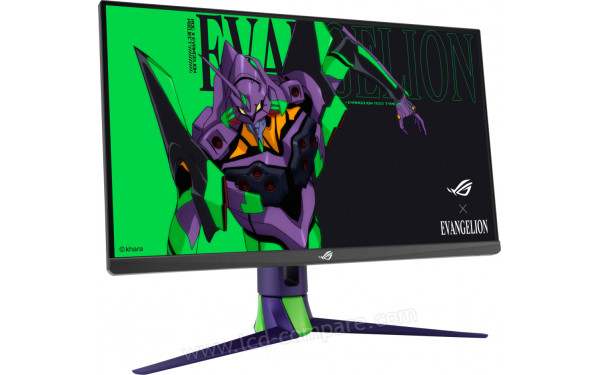 ASUS XG27AQM Eva Edition - Vue 3/4 gauche