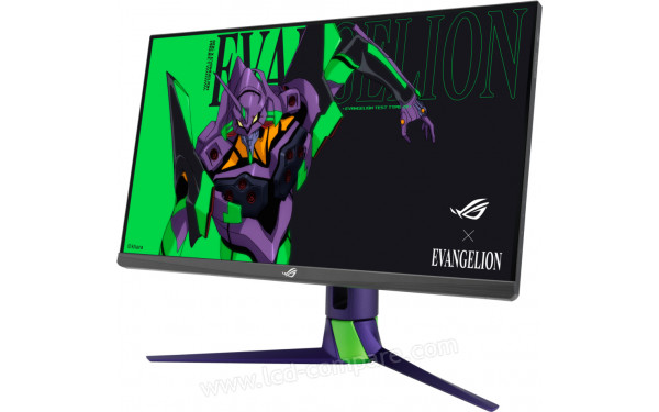 ASUS XG27AQM Eva Edition - Vue 3/4 droite