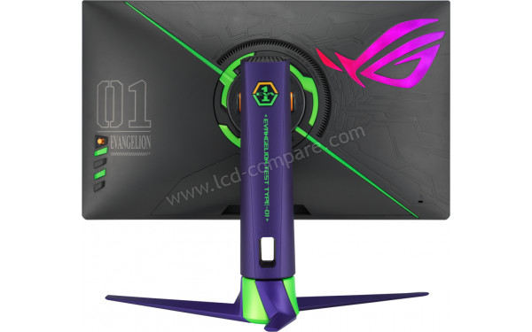 ASUS XG27AQM Eva Edition - Vue de l'arri&egrave;re