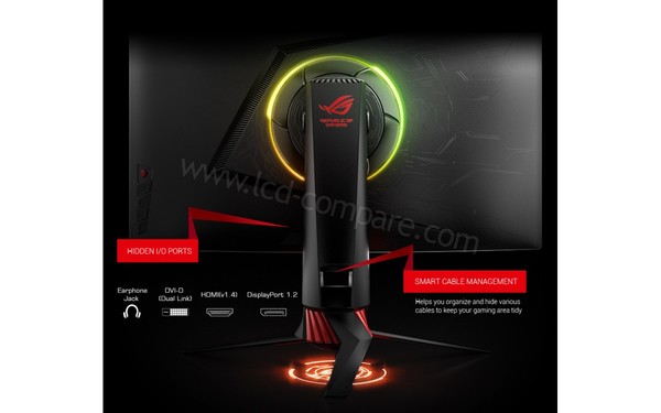 ASUS XG27VQ - Vue de l'arri&egrave;re