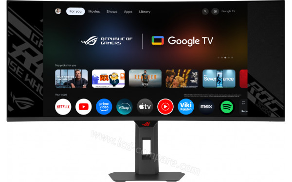 ASUS XG34WCDMTG - Vue de face