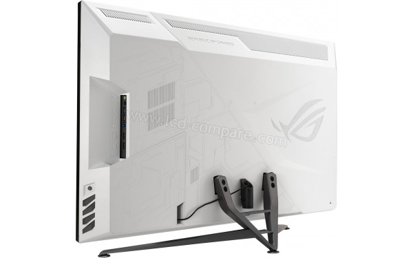 ASUS XG43UQ - Vue 3/4 arri&egrave;re