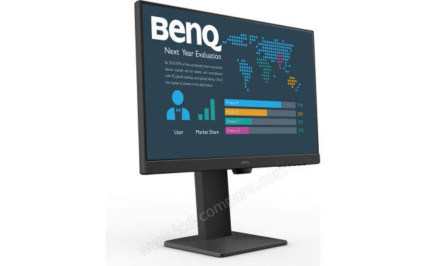 BENQ BL2486TC - Vue 3/4 gauche