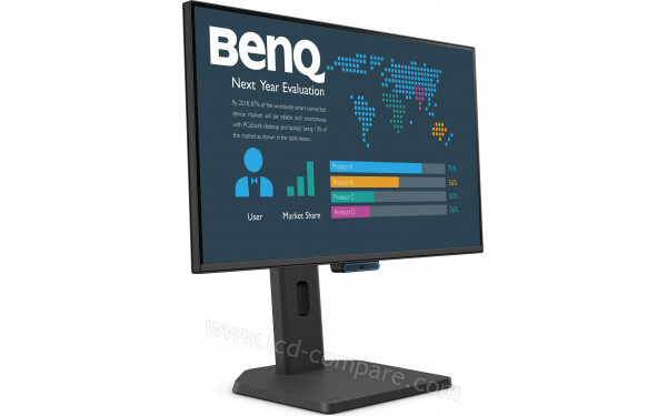 BENQ BL2490TC - Vue 3/4 gauche